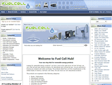 Tablet Screenshot of fuelcellhub.com